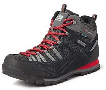 Karrimor Herr Spike Mid 3 Weathertite trekking- och lågvandringsskor, Svart svart röd, 46 EU