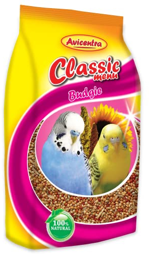 Avicentra Wellensittiche Futter, Wellensittichfutter, Vogelfutter mit Hirse 500g (Standard)