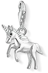THOMAS SABO Damen Charm-Anhänger Schmetterling weiße Steine Charm Club 925 Sterlingsilber 1862-051-14
