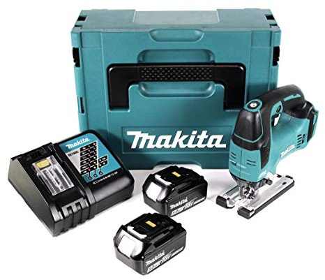 Makita DJV 182 RTJ Akku Pendelhubstichsäge 18V Brushless + 2x Akku 5,0Ah + Ladegerät + Makpac
