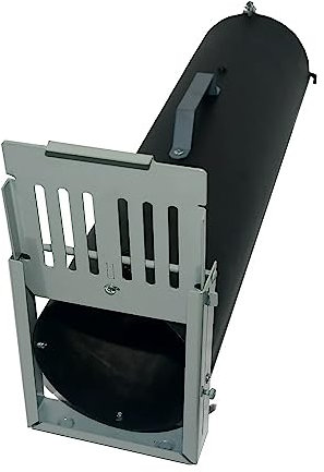Ztraps Stink-N-More Lebendfalle aus massivem Aluminium, 15,2 cm Durchmesser, spritzwassergeschützt, auch für Katzen, Opossum, Kaninchen, Eichhörnchen