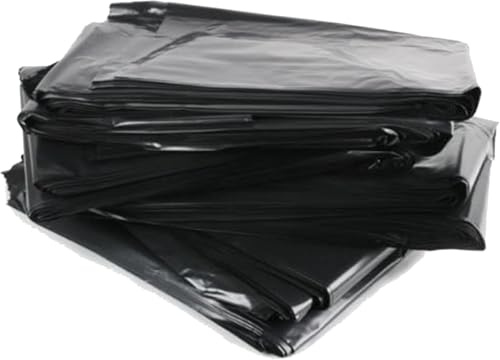 We Can Source It Ltd – Heavy-Duty Black Compactor Sack Bin Liners 20 × 34 × 47 inch – 67 mu LDPE Refuse Sacks - Industrial & Commercial Waste, Tear-Resistant, Odour-Reducing Box of 100