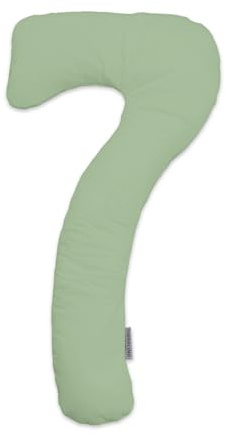 Theraline my7 Seitenschläferkissen mit Bezug, waschbar 60°C, Stillkissen & Lagerungskissen ergonomisch mit integriertem Kopfkissen, Kissen für Seitenschläfer mit wattiertem Bezug für mehr Komfort