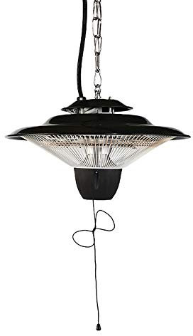 YZJJ Calefactor de Techo, radiador infrarrojo, 2 Niveles de Calentamiento, protección contra sobrecalentamiento, Calentador para Uso en Patio, Garaje y Patio (220 V)