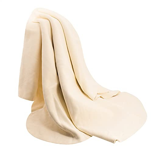 River Lake Chamois Cloth for Car - Drying Towel Shammy - Natural Real Leather - Washing Cloth - Cleaning Towel - Car Wipes - 39'' x 25.6''