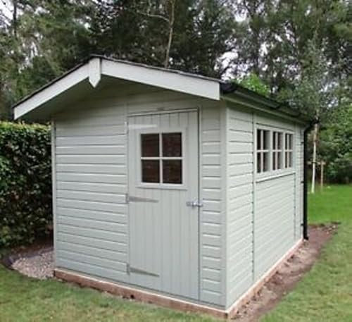 Plastic Guttering Kit For Sheds Gutter 6 ft / 2m Gutter 110mm Half Round