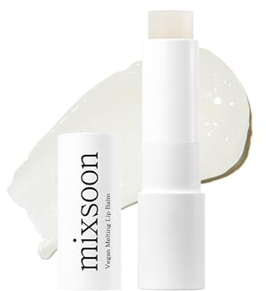 Vegan Melting Lip Balm 01. Clear - Sheabutter für Trockene Lippen, 4.1g | Pflanzliche Nährstoffpflege für trockene Lippen. Nicht klebende Melting-Formel für gesunden Glow, 100% vegan & tierfrei.