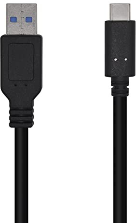 Aisens - Cable Usb 3.1 Gen2 10Gbps 3A. Tipo Usb-C/M-A/M. Negro. 1.5M