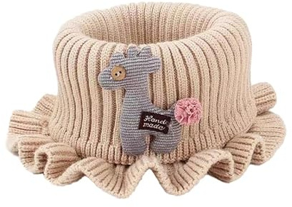 HEVIBK Mode Kinderschals, Winterkinderschals, Kinderschalschals, Kindergeschenke (Khaki)