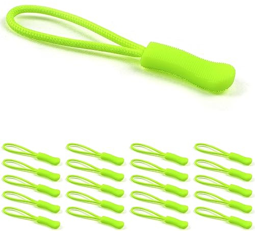 20PCS Zipper Pull - Zipper Pull Replacement, Fluorescent Zipper Pulls by Red Snail
