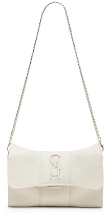 Steve Madden Damen Bow Bag with 2 Strap Options Briaa Tasche mit Schleife und 2 Riemenoptionen, Kreide