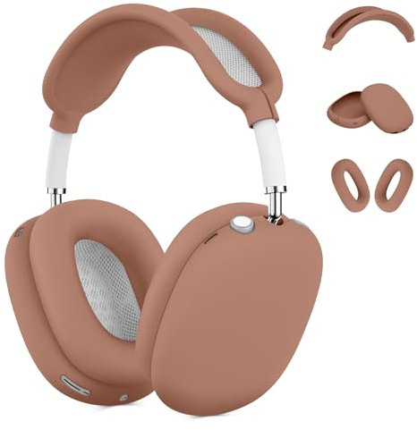 Funda de silicona para AirPods Max, funda para almohadillas para los oídos, cubierta para auriculares AirPods Max, accesorios protector de silicona suave para Apple AirPod Max nuevo USB-C (2024)