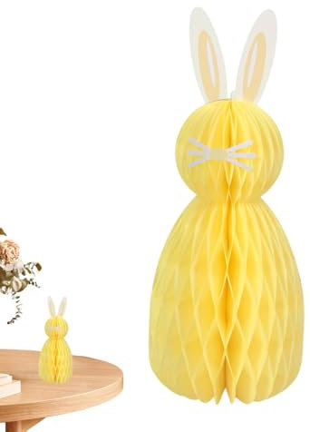 Decorazione per coniglietti pasquali, decorazione per la tavola di Pasqua, statuetta di conigli, decorazione rustica, decorazione pasquale per la caccia alle uova di Pasqua, evento, coniglio festivo