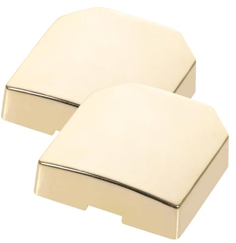 2 Stück Metall Metronomblock für Klavier und Gitarre, Gold | Pendelblock als Ersatzteil, Einfache Montage, Klein und Praktisch, für Lernzwecke Beim Spielen