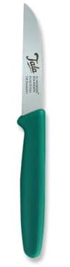 R.Herder Couteau d'office 22,9 cm - Acier Solingen Sharp - Inoxydable & Passe au Lave-Vaisselle - Léger 26,6 g - Poignée en PP Ergonomique Vert - Pour Éplucher et Trancher Quotidiens