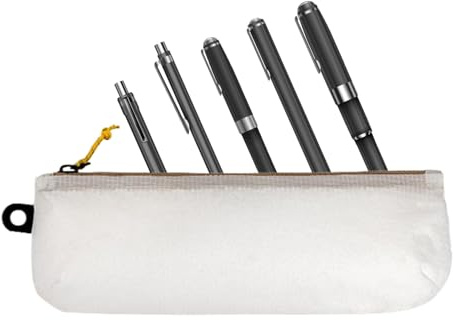 Wimnqie Resor Makeup Borstehållare | öppning, dragkedja | Resor Makeup Organizer Penselhållare | För kosmetika kvinnor flickor pennor hemma skola, Vit, Siehe Beschreibung, Se beskrivning