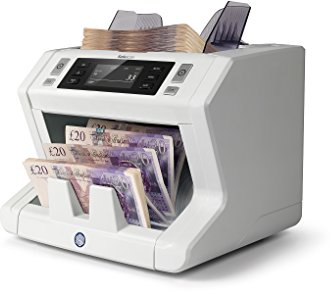 Safescan 2680-S - Compteur de billets à grande vitesse pour billets triés avec détection de contrefaçon à 6 points - Vérification des billets de banque 100% GBP - Convient pour billets polymères y