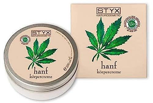 STYX Hanf Körpercreme 200ml | mit Bio Hanföl | zertifizierte Naturkosmetik | entzündungshemmend und antiseptisch | vegan