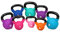FunctionalFitness Neoprene Kettlebells - Soft-Touch Neoprene Coated Cast Iron Kettlebells (8kg)