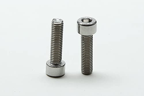 PD® Tornillos de hexágono interior M8x30 mm (DIN 912 / ISO 4762) | Tornillos de cabeza cilíndrica de acero inoxidable A2 V2A | Tornillos de acero inoxidable con hexágono interior | 10 piezas