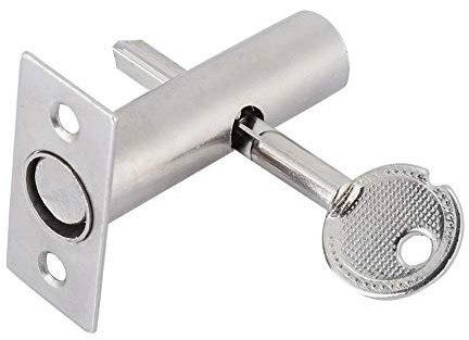 1 Set Porta Antincendio a Scomparsa Serratura da Infilare in Acciaio Inossidabile con Chiave e Vite per Accesso di Fuga Ideale per Ufficio e Casa