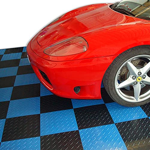 SOGI PAV-01-NE PP Bodenfliese für Werkstatt Garage - 33x33cm - 1qm - 10qm - 50qm - 100qm - schwarz (1qm = 9 Fliesen)