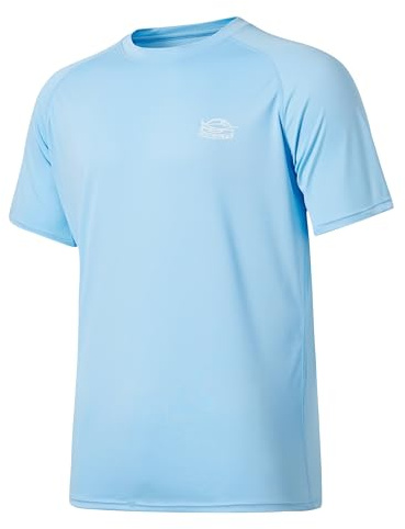 WILLIT Herren UV Shirt UPF 50+ Schwimmshirt | Schnelltrocknend Leicht Sonnenschutz Kurzarm Rashguard Atmungsaktiv T-Shirt für Outdoor Angeln Surfen Wandern Laufen