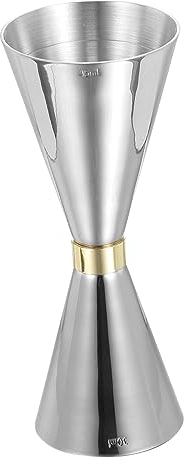 BESTonZON Misurino Cocktail Acciaio Inossidabile Jigger per Dosare Bevande Utensile Ergonomico per Bar e Feste Facile da Pulire e Resistente all Usura