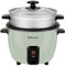 EMtronics EMRCDSSG1 Rice Cooker 1 Litre with Automatic Cooking, Steamer Tray and Warmer Function with Removable Non-Stick Bowl, Measuring Cup and Spatula 400W - Sage Green