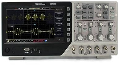 Oscilloscope portatif Oscilloscope numérique 4 canaux 250Mhz LCD PC Oscilloscopes USB portables + EXT + DVM + fonction de plage automatique avec de hautes performances