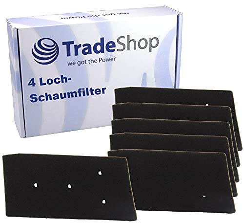 6x Schaumfilter/Trocknerfilter/Staubfilter für Bauknecht Eco Star 7 TK Care E71 B TK Ecopro 8 TK Super Eco 7 ersetzt 481010716911 8015250474909