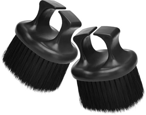 HAPINARY 2stücke Friseurbürsten Bartpflegebürste Tragbar Haarbürste Für Männer Haarreinigungsbürste Schnurrbartbürste Kleine Bartbürste Mit Ringdesign