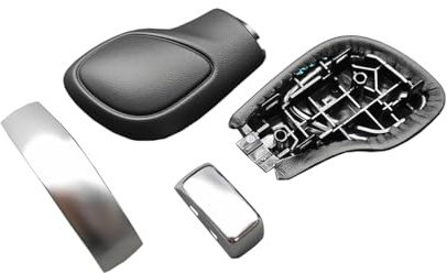 Somivo For VW Golf 6 Golf 7 R GTI Passat B7 B8 CC R20 Jetta MK6 GLI Seitenabdeckungen Leder Schwarz 4 Stück