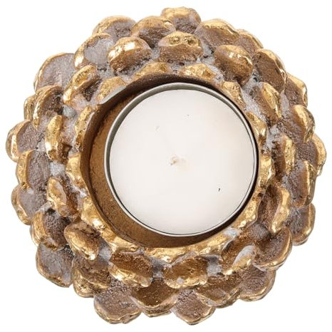 Ciieeo Tannenzapfen-kerzenständer Im Vintage-Stil Weihnachts-mittelstück -kerzenhalter für Dekoration Weihnachtsparty-zubehör