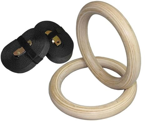 Gymnastikringe mit Riemen, Verstellbare Calisthenics-Ringe, Fitnessgeräte, Übungsringe, Gymnastikgeräte mit Schnallen für Zuhause, Outdoor-Training