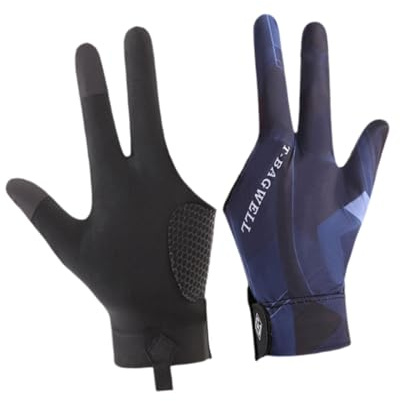 Ronyme Pool-Handschuhe Billardhandschuhe Einzelhandzubehör Zubehör Handschuhe Separate Fingerhandschuhe zum Spielen Üben Männer Training