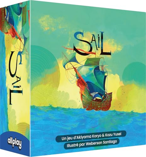 Asmodee - Allplay - SAIL - Brädspel - Kortspel - Co-op Plis-spel från 11 år - 2 spelare - 20 min - Svensk version