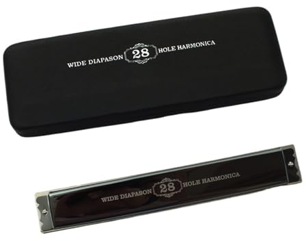 Erwachsene Mundharmonika 28-Loch-professionelles polyphones C-Tasten-Akzentinstrument für Erwachsene(Accent)