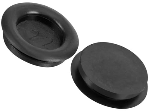 TA-VIGOR 10Pcs Rubber Blanking Grommet 22mm Cable Wire Gaskets Protector | Black Rubber Electrical Holes Wires Cables Protector for Cars, Boats, Pumps, Plumbing And Electrical Panels