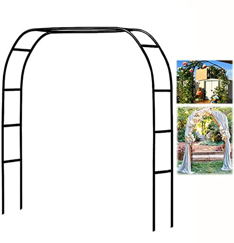 Gartenlaube Metallbogen für Kletterpflanzen, extra hohe Hochzeits-Pergola-Spalier, ideal für Weinreben und Outdoor-Dekoration