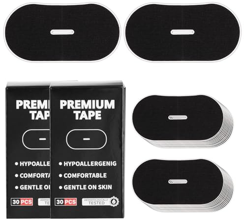 60 Pièces Mouth Tape for Sleeping – bande pour la bouche pour dormir anti-ronflement, favorise respiration nasale, adhésif doux, retrait sans douleur, hommes/femmes, maison & voyage