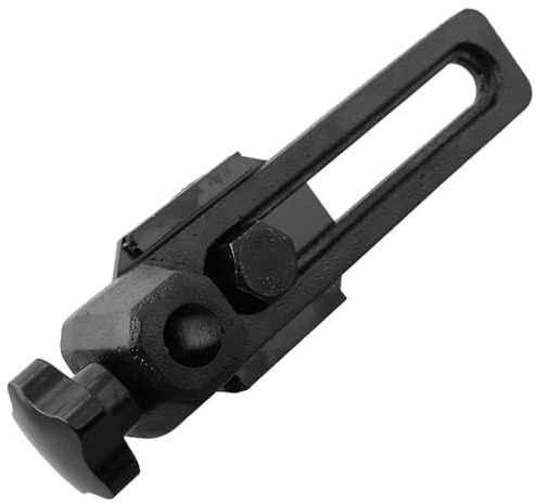 ZAMETTER Base di supporto per utensili in ghisa, foro da 16 mm, 20 mm, 25,4 mm, professionale, quadrata, per tornio in legno, resistente, supporto di supporto in ghisa, supporto per mini tornio (20 mm