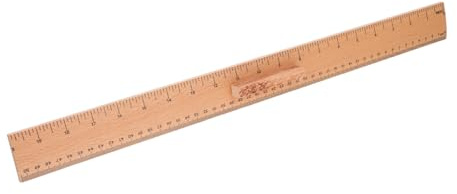 HIAKDOFT Regla De Madera De Sastre Herramienta De Medición Para Costura y Manualidades Regla De Medición De Madera Para Mayor Precisión Suministros Para Sastrería y Profesores Material