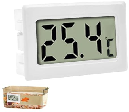 JUGUTA Termometro Digitale Frigorifero, Termometro Acquario, Mini Termometro Frigo, Termometri Freeze Per Casa, Ristoranti, Bar