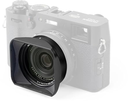 NiSi JetMag Pro Lens Hood Kit für Fujifilm X100 (Schwarz) – Magnetische Gegenlichtblende, NC UV-Filter 49 mm, Objektivdeckel – für X100, X100V, X100VI