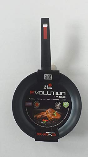Zanetti Evolution Induktionspfanne mit Antihaftboden für alle Herdarten, 30 cm, schwarz