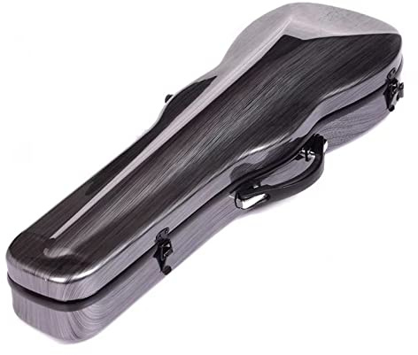 Geigenkoffer Professionelle Violine 4/4 Schultertasche Geigenkoffer Kohlefaser Anti-Fall-Hartschalen-Geigentasche (Color : 01_1/2)