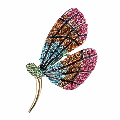 Tier-Brosche, Personalisierte Diamant-Anstecknadel Mit Fliegendem Schmetterling, Strickjacke, Seidenschal-Knopf, Kleid-Accessoires, Schmuck, Ansteckblume, Anstecknadel Für Hut, Tasche, Anzug, Krawat