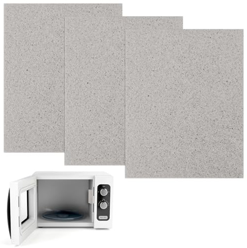 3 láminas de mica para microondas, 15 x 12 cm lámina de mica, cubierta de guía de ondas láminas de mica, láminas de mica universales para microondas accesorios de reparación