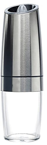 Moulin à Poivre et à Sel Moulin à chili électrique Moil de mortier Automatique Chili Gilin Battery Powered Adjused Seasoning Bottle Kitchen Home Moulin à Poivre Rechargeable